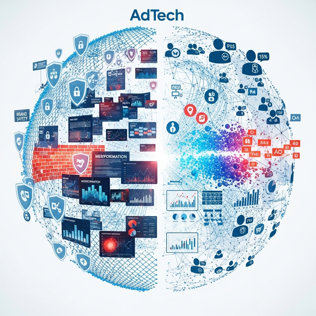 AdTech programmatic advertising database applications for brand safety and audience targeting