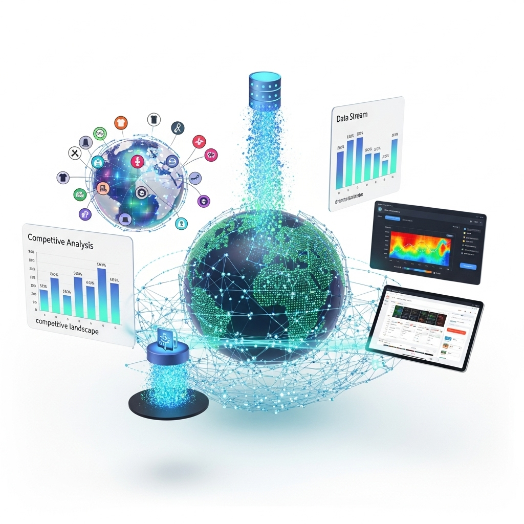 E-commerce marketplace intelligence database for supplier categorization and competitive analysis